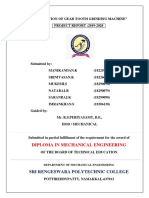 Diploma in Mechanical Engineering: Sri Rengeswara Polytechnic College