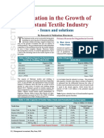 Stagnation in The Growth of Pakistani Textile Industry (May-June 2015) 2