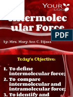 forces of attraction intermolecular force by maam bijasa
