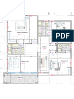 Floor plan layout with room dimensions