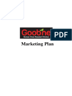 Goobne Marketing Plan to Promote Awareness and Sales