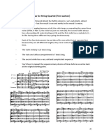 Rhythm: Stravinsky: Three Pieces For String Quartet (First Section)