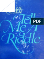 Tell Me A Riddle - Tillie Olsen