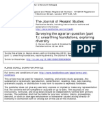 A Haroon Akram-Lodhi and Christobal Kay - Surveying The Agrarian Question (Part 1) Unearthing Foundations, Exploring Diversity PDF