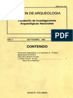 Prospección Arqueológica en El Municipio de Turbana PDF