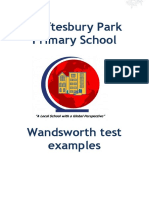Wandsworth Tests Parents Workshop Booklet PDF