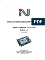 Gps/Glonass/Galileo/Compass Receiver: NV08C-CSM-BRD GNSS Card