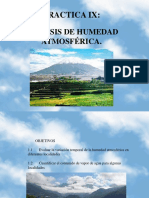 PRACTICA IX Análisis de Humedad Atmosférica