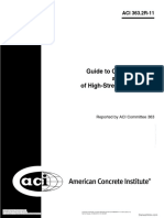 363.2R-11 Guide To Quality Control and Assurance of High-Strength Concrete