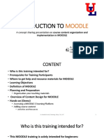Introduction To MOODLE