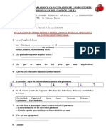 Examen Final de Relaciones Humanas