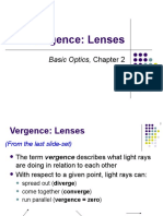 Vergence: Lenses: Basic Optics, Chapter 2