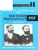 Proceso de constitución del método psicoanalítico [José Perrés].pdf