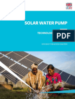 Solar Water Pump: Technology Roadmap