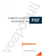 Comité Electoral Del 10-N en Ciudadanos