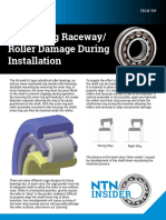 Preventing Raceway/ Roller Damage During Installation: Tech Tip