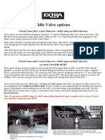 Idle Valve Options: 2 Wired Valves (Ms1, 2 and 3 Fidle Wire - Ms3X Setup Use Ms3X Idle Wire)