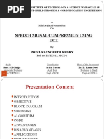 DCT For Speech Compression