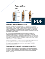 Anatomía Topográfica