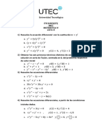 LISTA VI MATEMATICA IV - Cauchy Euler-No Lineales