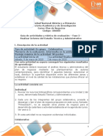 106000 guía de actividades y rúbrica de evaluación fase 2 Realizar informe del estudio técnico y administrativo (1).pdf