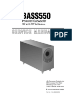 BASS550: Service Manual Service Manual