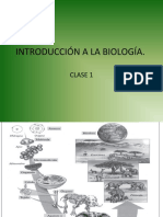 INTRODUCCION A LA BIOLOGIA Clase 1