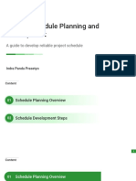 Project Schedule Planning and Development Guide