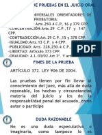 Práctica de Pruebas en El Juicio Oral