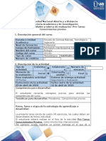 Guía de actividades y rúbrica de evaluación-Pre tarea - Conocimientos previos