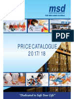 MSD Price Catalogue 2017 - 2018 - Printed PDF