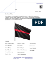City Councilors Letter On Thin Red Line Flag