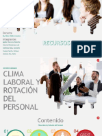 Clima Laboral y Rotación Personal