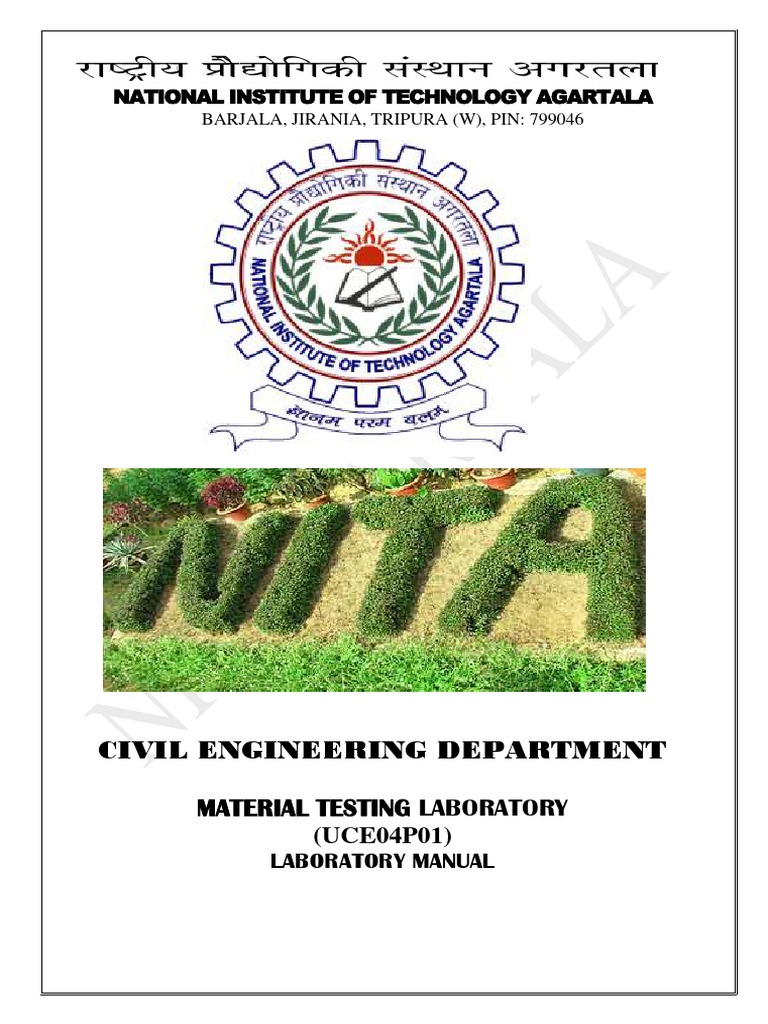 Material Testing Lab ManualExpt1to 14 PDF Lime (Material) Concrete