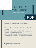 INTELLECTUAL REVOLUTIONS: COPERNICAN, DARWINIAN & FREUDIAN
