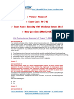 (Mar-2018) New PassLeader 70-742 Exam Dumps PDF