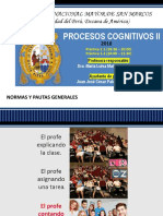 Procesos Cognitivos Ii: Universidad Nacional Mayor de San Marcos (Universidad Del Perú, Decana de América)