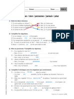 Exercices Négation PDF