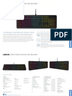 K300 RGB Gaming Keyboard: Tournament Performance, Budget Price