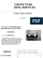 Architecture Building Services: Public Toilet Survey