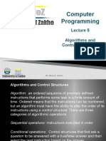 Computer Programming: Algorithms and Control Structures