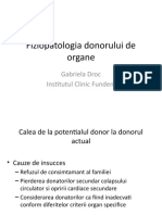 Fiziopatologia Donorului de Organe