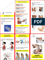 Folleto Signos Vitales y RCP