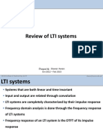 Review of LTI Systems: Designed By: Dawar Awan
