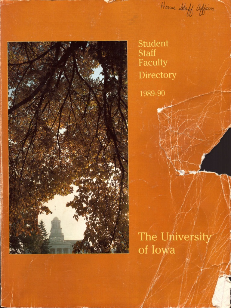 University of Iowa Student, Faculty, and Staff Directory PDF Emergency Patient