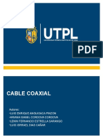 Cable coaxial