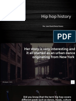 Hip Hop History: Por: Juan David Devia Forero