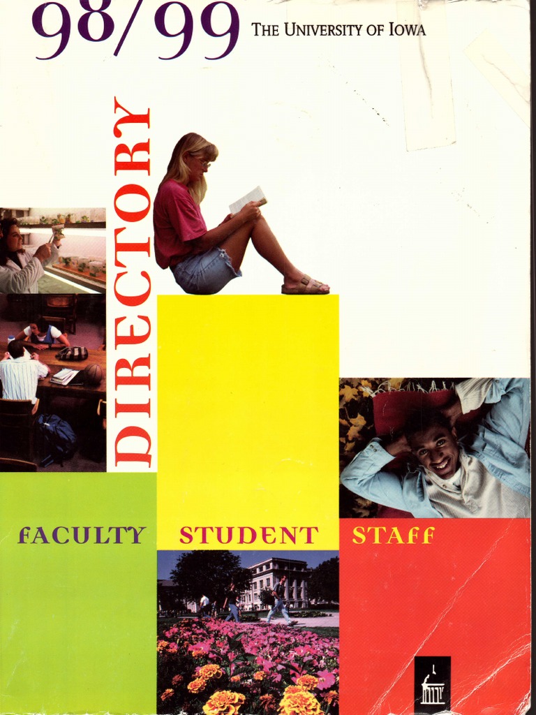 University of Iowa Student, Faculty, and Staff Directory 1998-1999 PDF Telephone Numbering Plan 9