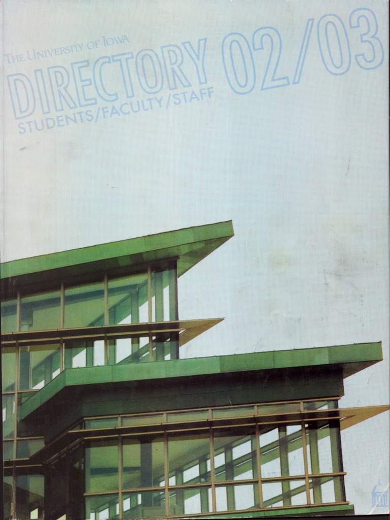 University of Iowa Directory Herd Book 2002-2003 | PDF | 9 1 1 | Emergency