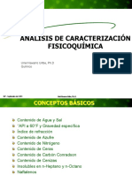 Caracterización Fisicoquímica